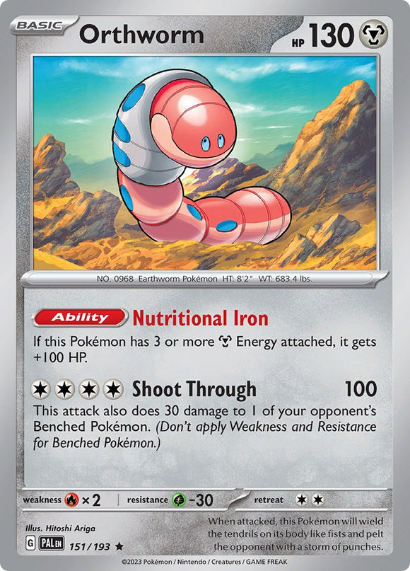 Orthworm [151/193] [Paldea Evolved] Holofoil
