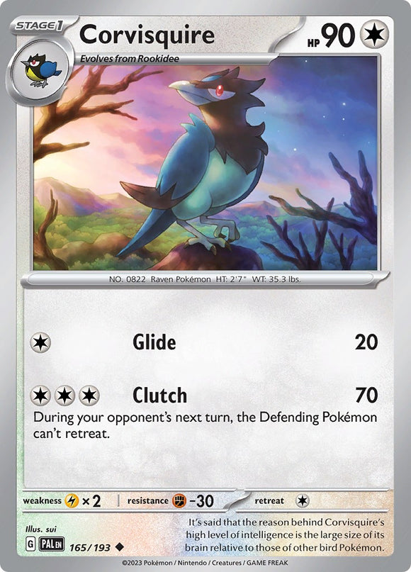 Corvisquire [165/193] [Paldea Evolved]