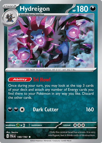Hydreigon [140/193] [Paldea Evolved] Holofoil
