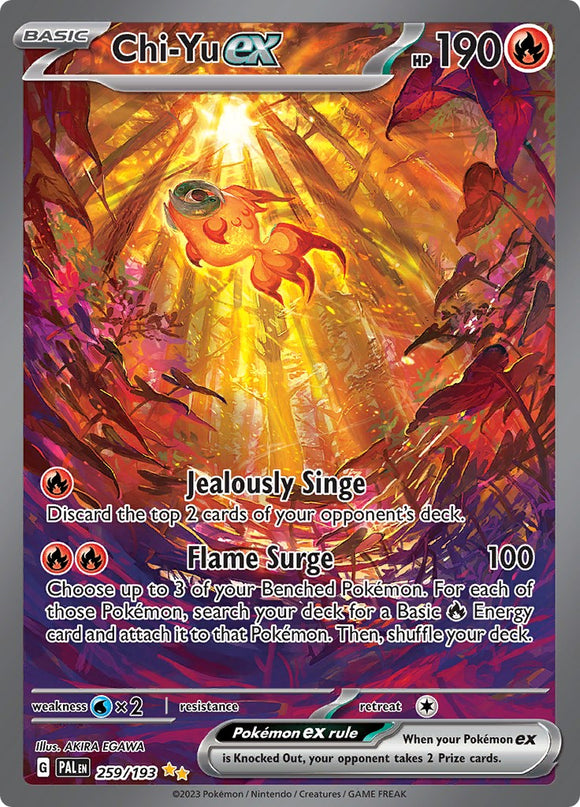 Chi-Yu ex [259/193] [Paldea Evolved] Holofoil