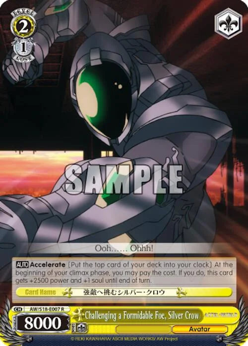 4d91944a-0b46-47fa-bea9-fb030e9bcfeb | ws-aw/s18-e007-r-nf-acceworl-rar-nm | Challenging a Formidable Foe, Silver Crow