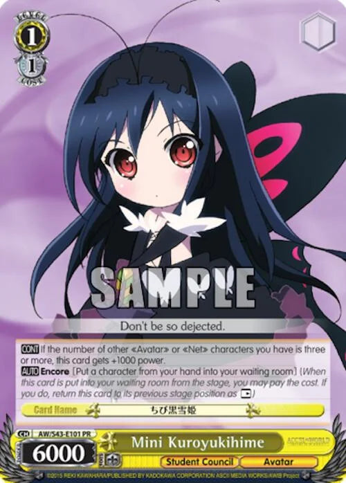 4d91944a-0b46-47fa-bea9-fb030e9bcfeb | ws-aw/s43-e101-pr-nf-acceworlinfiburs-pro-nm | Mini Kuroyukihime