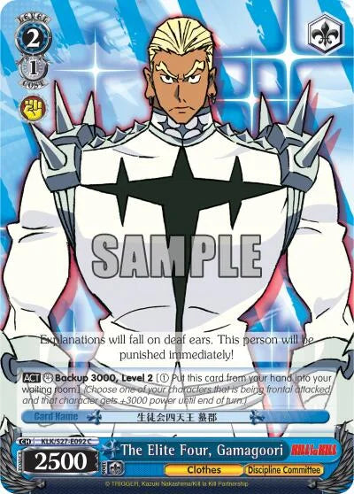 4d91944a-0b46-47fa-bea9-fb030e9bcfeb | ws-klk/s27-e092-c-nf-killlakill-com-nm | The Elite Four, Gamagoori