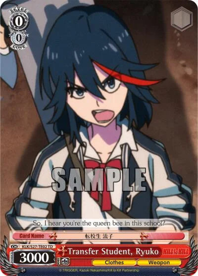 4d91944a-0b46-47fa-bea9-fb030e9bcfeb | ws-klk/s27-te02-td-nf-killlakill-t-tri-nm | Transfer Student, Ryuko (TD)