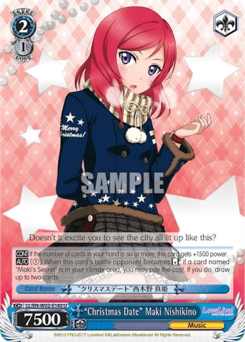 4d91944a-0b46-47fa-bea9-fb030e9bcfeb | ws-ll/en-w02-e140-u-nf-lovelivedxvol2-unc-nm | "Christmas Date" Maki Nishikino