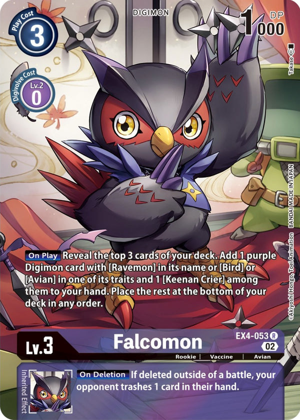 Falcomon (Alternate Art) [EX4-053] [Alternative Being Booster] Foil
