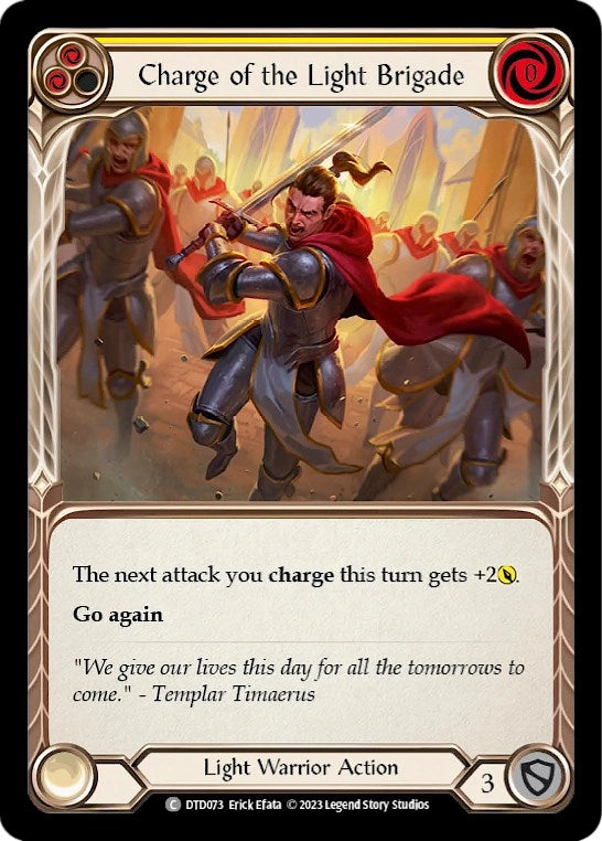 Charge of the Light Brigade (Yellow) [DTD073] [Dusk till Dawn] Rainbow Foil
