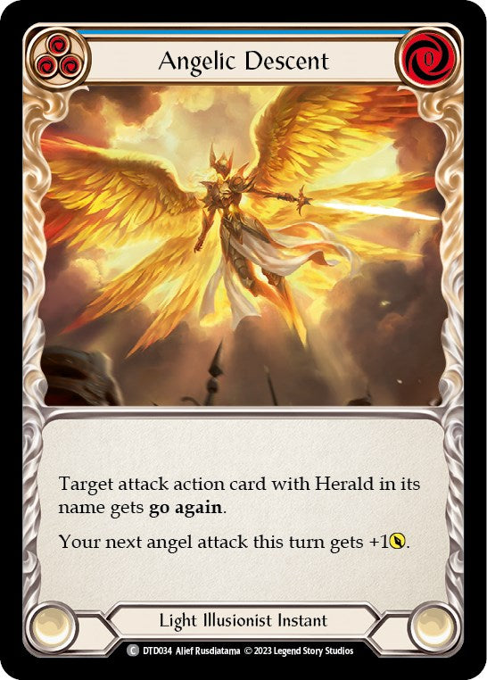 Angelic Descent (Blue) [DTD034] [Dusk till Dawn] Rainbow Foil