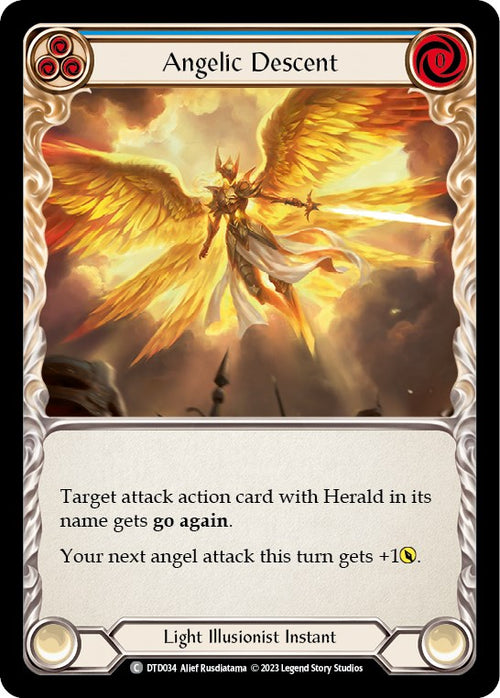 Angelic Descent (Blue) [DTD034] [Dusk till Dawn] Rainbow Foil