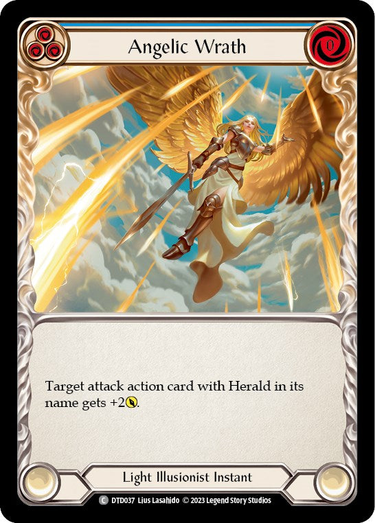 Angelic Wrath (Blue) [DTD037] [Dusk till Dawn] Rainbow Foil