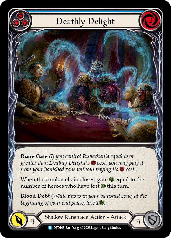 Deathly Delight (Blue) [DTD145] [Dusk till Dawn] Rainbow Foil