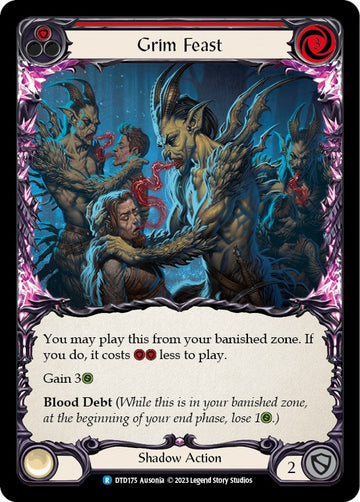 Grim Feast (Red) [DTD175] [Dusk till Dawn] Rainbow Foil