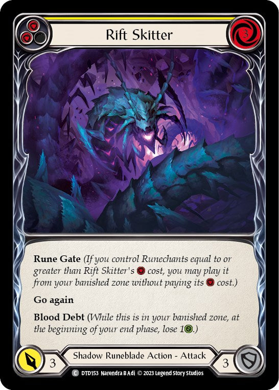 Rift Skitter (Yellow) [DTD153] [Dusk till Dawn] Rainbow Foil