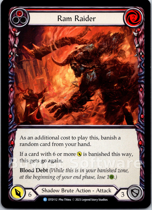 Ram Raider (Red) [DTD112] [Dusk till Dawn]