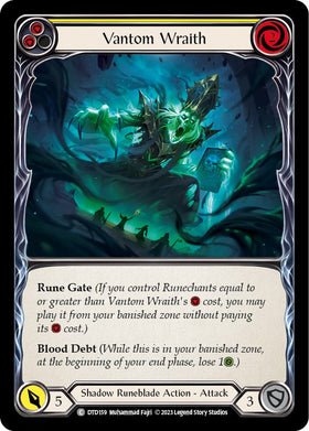 Vantom Wraith (Yellow) [DTD159] [Dusk till Dawn] Rainbow Foil