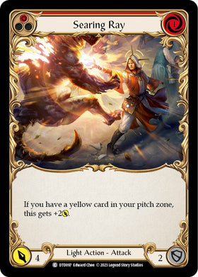 Searing Ray (Red) [DTD097] [Dusk till Dawn] Rainbow Foil
