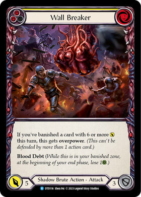 Wall Breaker (Yellow) [DTD116] [Dusk till Dawn] Rainbow Foil