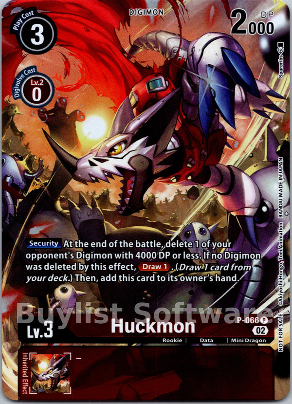 Huckmon (Official Tournament Pack Vol.10) [P-066] [Digimon Promotion Cards] Foil