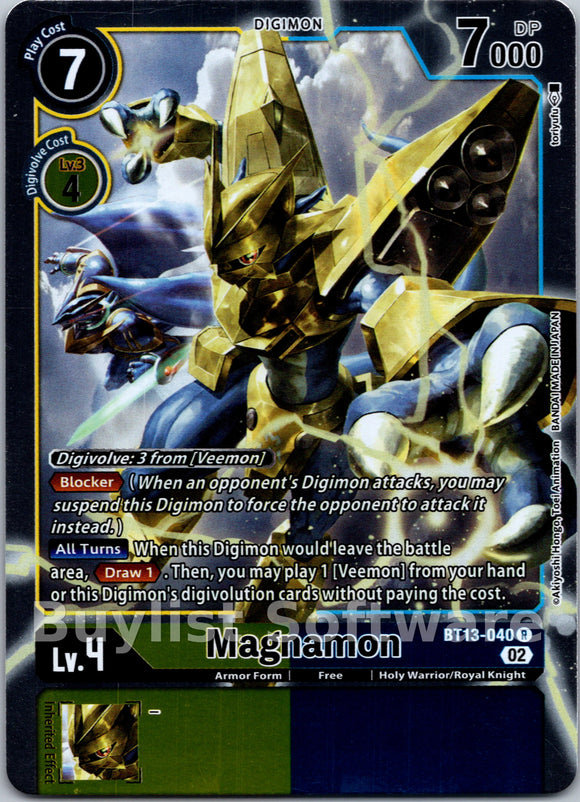 Magnamon [BT13-040] [Versus Royal Knights] Foil