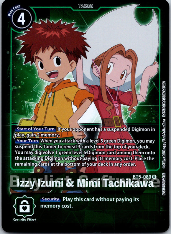 Izzy Izumi & Mimi Tachikawa (Event Pack 5) [BT5-089] [Battle of Omni] Foil