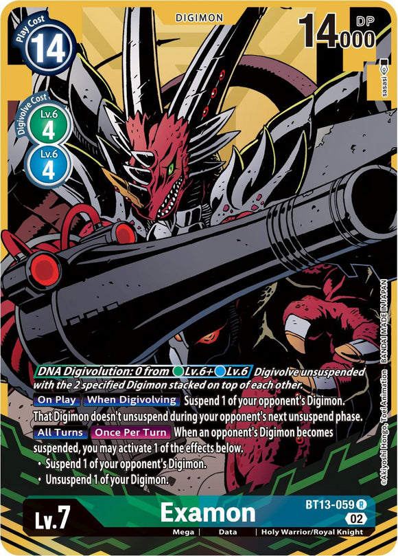 Examon (Alternate Art) [BT13-059] [Versus Royal Knights] Foil