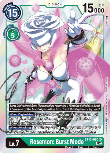 Rosemon: Burst Mode [BT13-060] [Versus Royal Knights] Foil