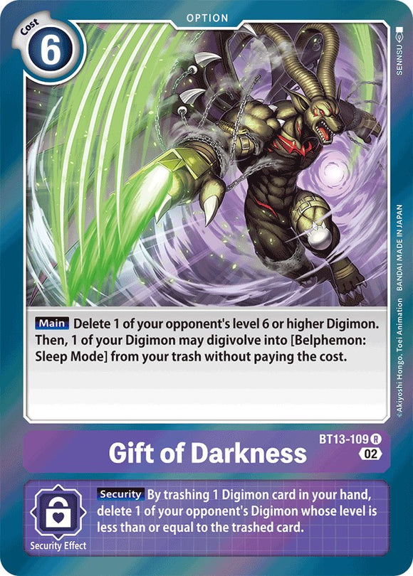Gift of Darkness [BT13-109] [Versus Royal Knights] Foil