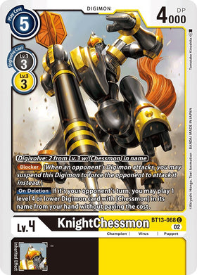 KnightChessmon BT13-068 [BT13-068] [Versus Royal Knights]