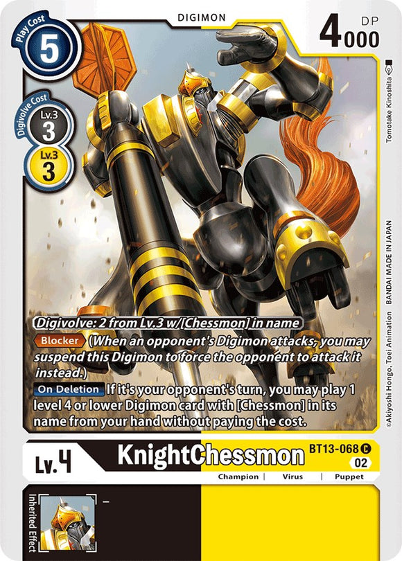KnightChessmon BT13-068 [BT13-068] [Versus Royal Knights]