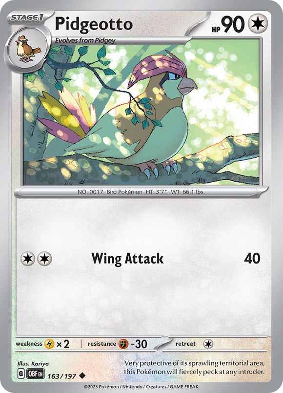 Pidgeotto [163/197] [Obsidian Flames]