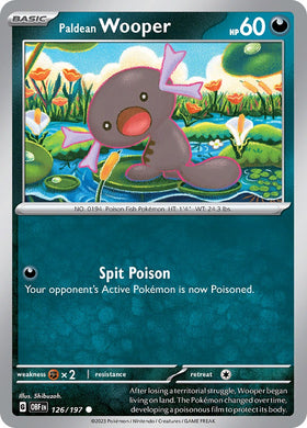 Paldean Wooper [126/197] [Obsidian Flames]