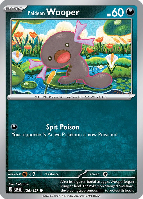 Paldean Wooper [126/197] [Obsidian Flames]