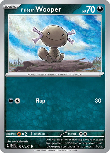 Paldean Wooper [127/197] [Obsidian Flames]