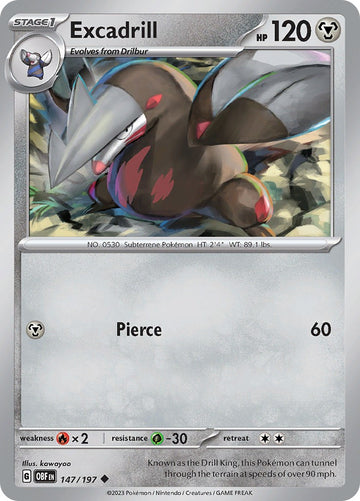 Excadrill [147/197] [Obsidian Flames]