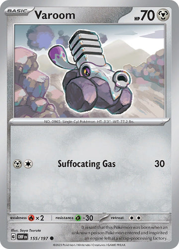 Varoom [155/197] [Obsidian Flames] Reverse Holofoil
