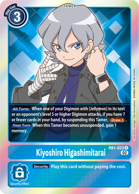 Kiyoshiro Higashimitarai [RB1-033] [Resurgence Booster] Foil