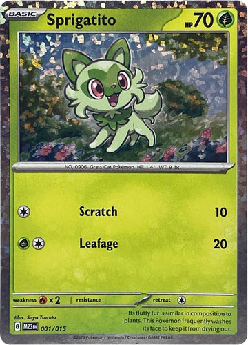 Sprigatito [001/015] [McDonald's Promos 2023] Holofoil