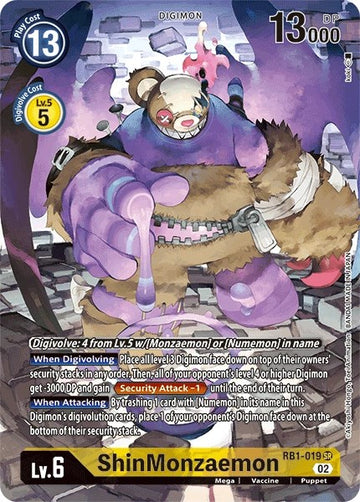 ShinMonzaemon (Textured Alternate Art) [RB1-019] [Resurgence Booster] Foil