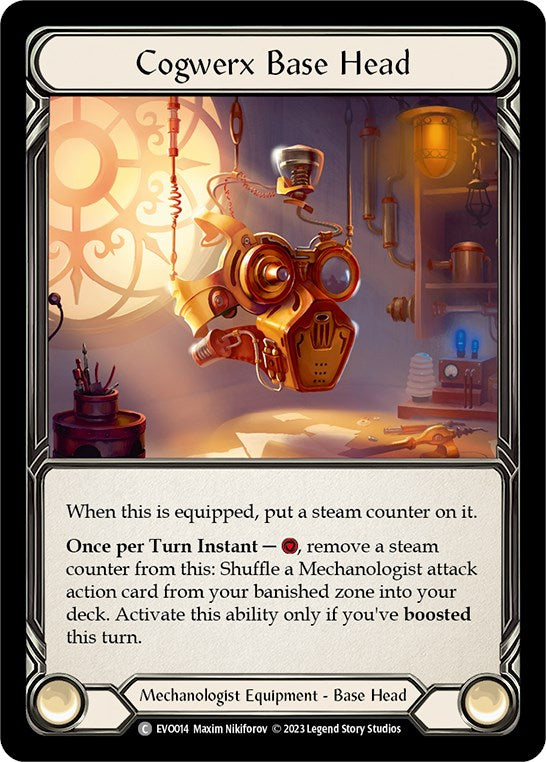 Cogwerx Base Head [EVO014] [Bright Lights] Cold Foil