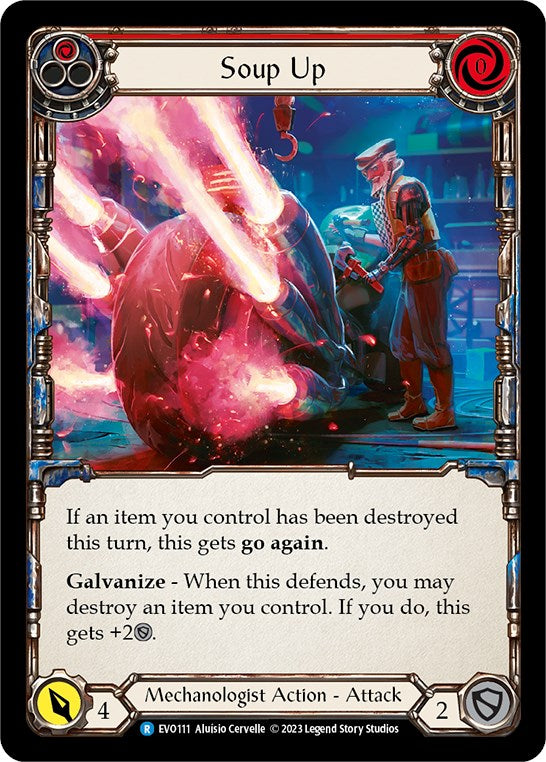 Soup Up (Red) [EVO111] [Bright Lights] Rainbow Foil