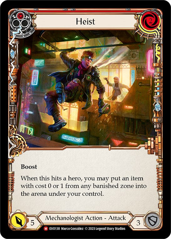Heist [EVO138] [Bright Lights] Rainbow Foil