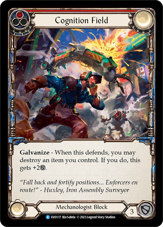 Cognition Field (Red) [EVO117] [Bright Lights] Rainbow Foil