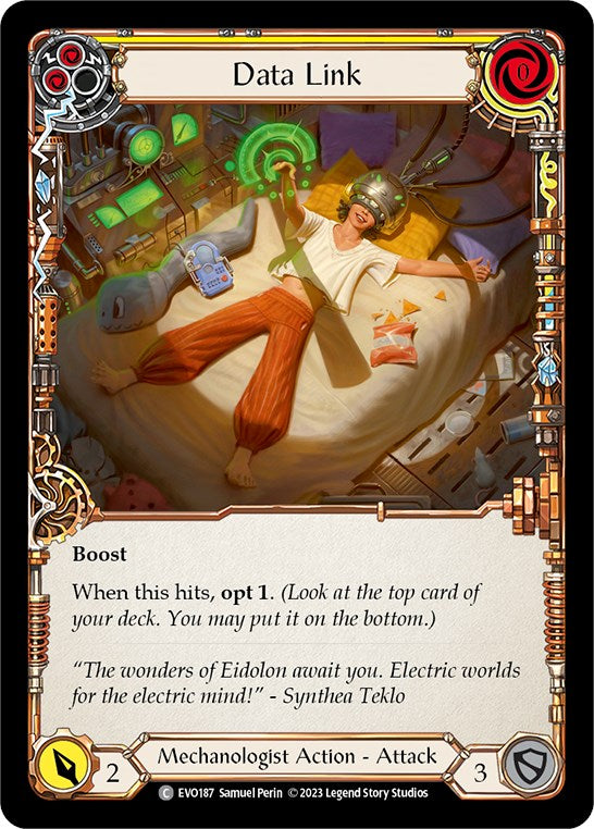 Data Link (Yellow) [EVO187] [Bright Lights]