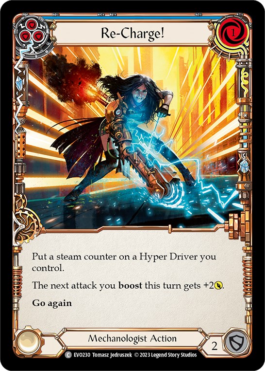 Re-Charge! (Blue) [EVO230] [Bright Lights] Rainbow Foil