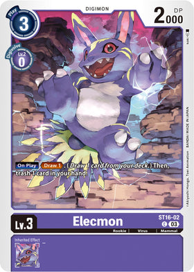 Elecmon [ST16-02] [Starter Deck 16: Wolf of Friendship]