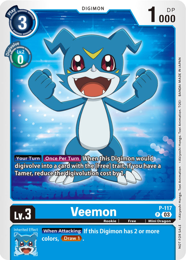 Veemon (NYCC 2023 Demo Deck) [P-117] [Digimon Demo Deck Exclusive Cards]
