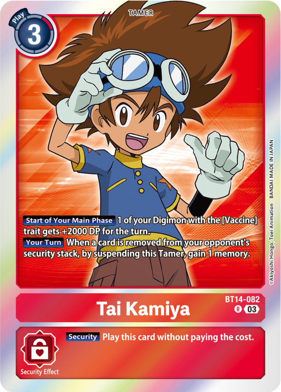 Tai Kamiya [BT14-082] [Blast Ace] Foil