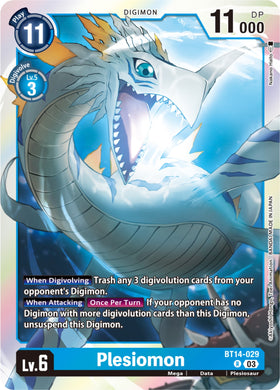 Plesiomon [BT14-029] [Blast Ace] Foil