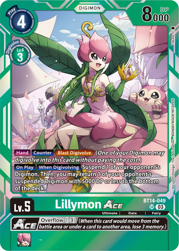 Lillymon ACE [BT14-049] [Blast Ace] Foil