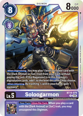 Soloogarmon [BT14-079] [Blast Ace] Foil